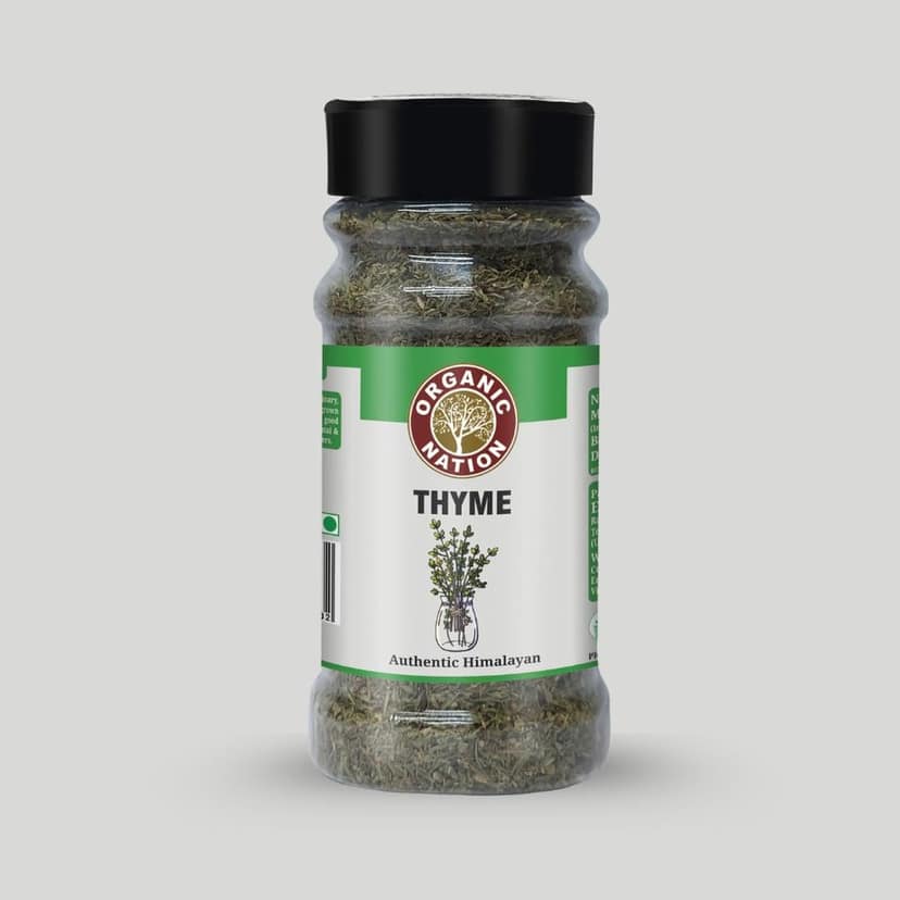 Organic Nation Thyme Leaves 40g (Pack of 2) | Dried Thyme for Cooking | Aromatic Herb for Grilling, Soups, Stews & Roasting view 9