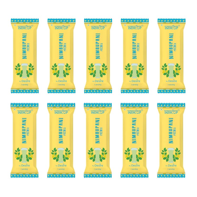 INDICUP Nimbu Pani Premix, Pack of 50 Sachets view 2