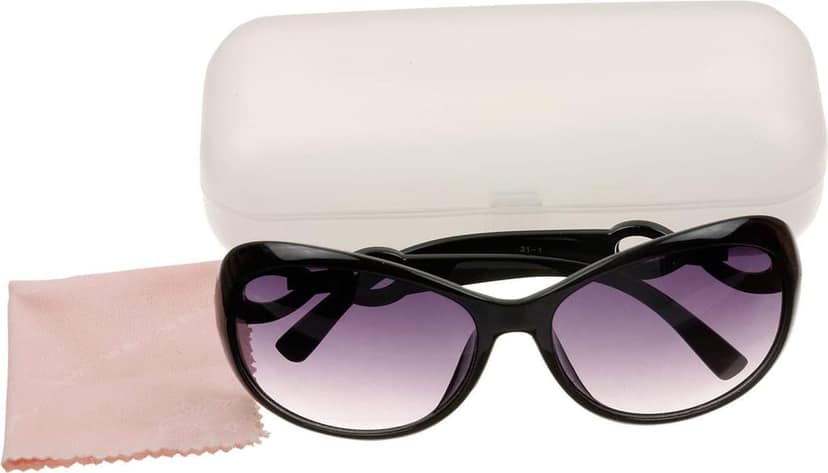 HRINKAR Men Over-sized Sunglasses Black & Silver Frame, Grey & Red Lens (Medium) - Pack of 2 view 7