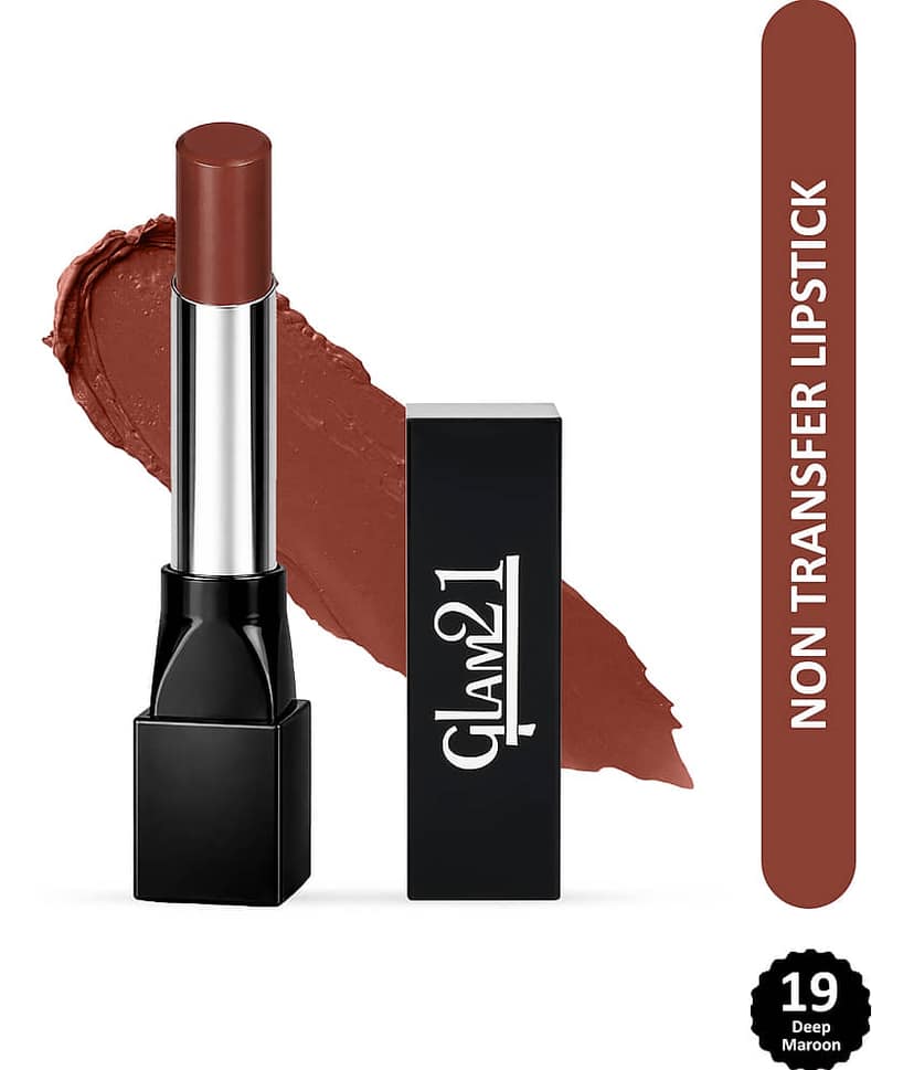 Glam21 Ultra Velvet Lipstick Highly Deep Maroon, 3.4 G