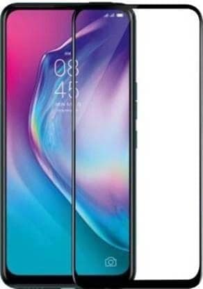 PLUGTECH Advanced Tempered Glass With Anti-Explosion 9H Hardness Edge-To-Edge Coverage Screen Guard for TECHNO CAMON15PRO