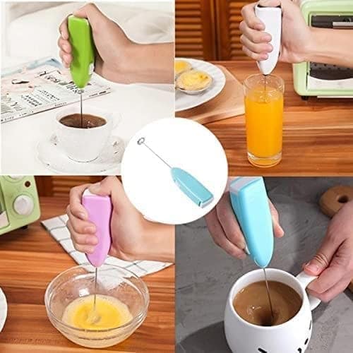 GOKULAM Handheld Milk Wand Mixer Frother for Latte Coffee Hot Milk, Frother for Coffee, Bulletproof Coffee Maker, Egg Beater, Hand Blender, Coffee Beater view 2