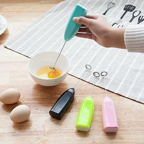 GOKULAM Handheld Milk Wand Mixer Frother for Latte Coffee Hot Milk, Frother for Coffee, Bulletproof Coffee Maker, Egg Beater, Hand Blender, Coffee Beater view 3