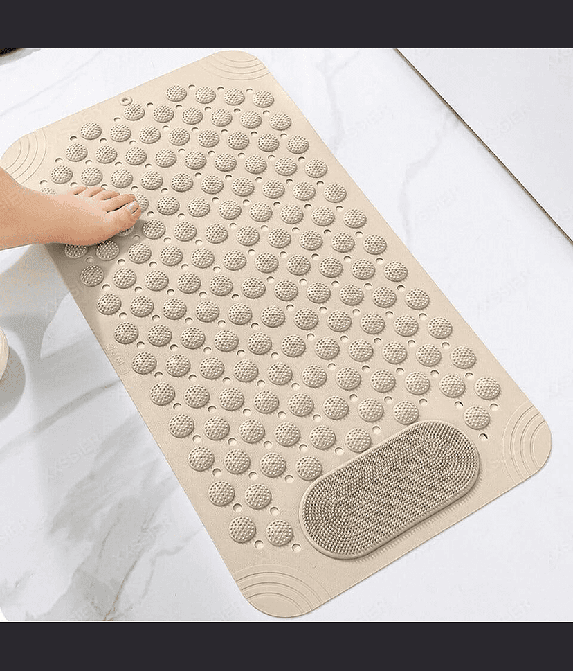 MAHADEV ENTERPRISE Rubber Bath Mat Other Sizes cm ( Pack of 1 ) - Multicolor