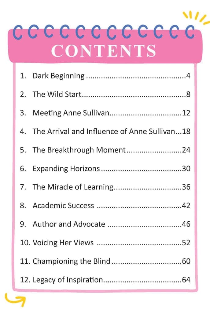 Helen Keller Icons of Inspiration Illustrated Biography for Kids Age 6 - 12 Years [Paperback] Dreamland Publications view 2