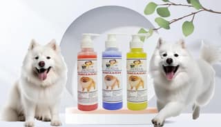SWACCH Premium Shampoo for Pomeranian (200ML) (Combo Pack of 3) Strawberry, Lemon & Lavender