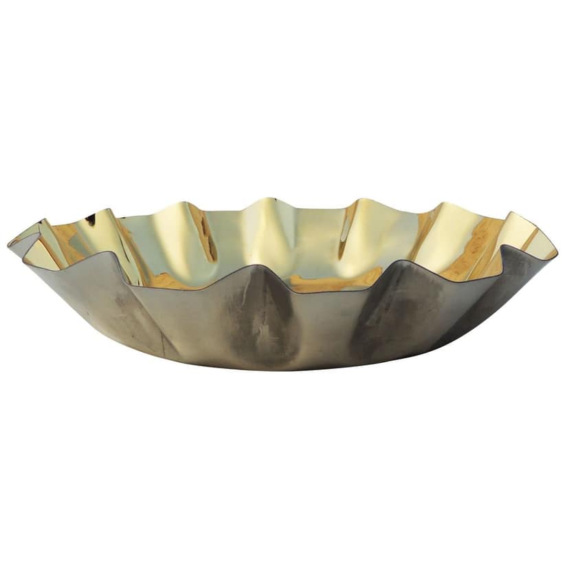 Decorative Oval Stainless Steel Tray Diwali Gifting Tray (SMAS107 D) view 2