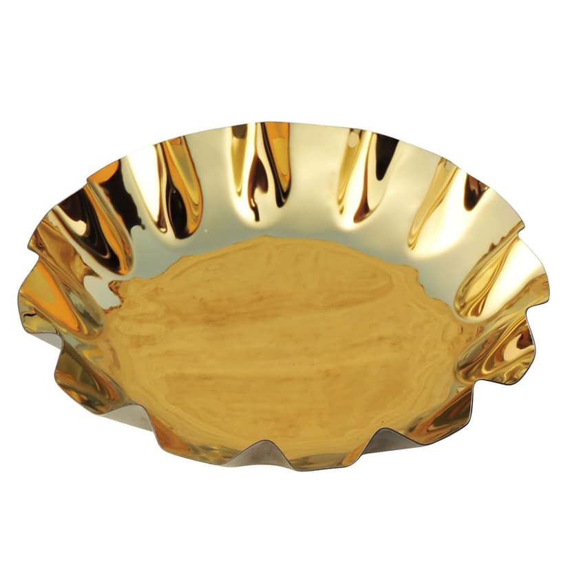Decorative Oval Stainless Steel Tray Diwali Gifting Tray (SMAS107 D) view 3