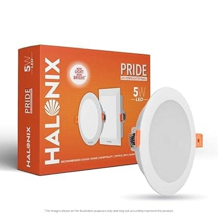 5W 6500K Pride recessed led downlighter | Cut out- 2.6 inch, Dia- 4.2 inch | Led Ceiling Light for Home, Shop and Office |Pack of 4 view 2