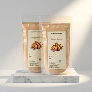 Hunbait Spices Ginger Power | Pack of Two - 200 gm - Two stand-up pouch