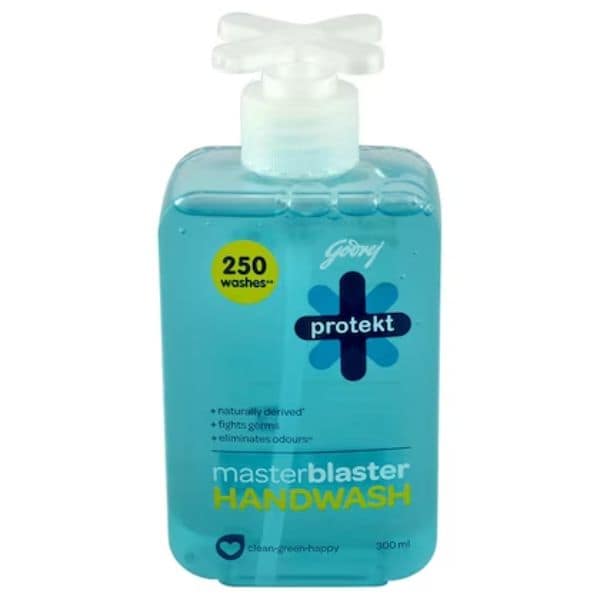Godrej Protekt Master Blaster Blue Hand Wash 300 Ml
