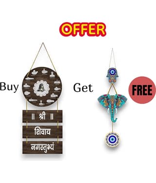 Shri shivay namastubhyam wall hanging for home decoration shiv decoration and gift