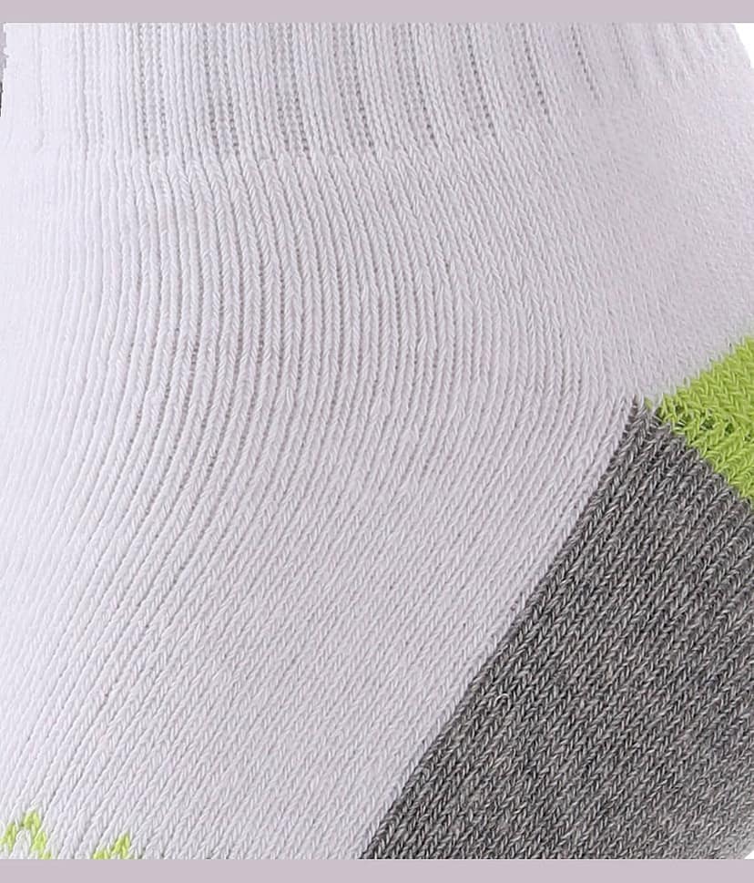 RC. ROYAL CLASS - Cotton Men's Colorblock White Ankle Length Socks ( Pack of 3 ) view 2