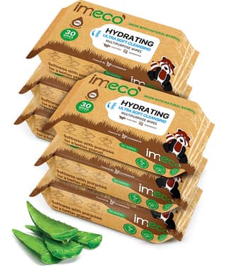 IMECO IMECO Bamboo Wet Wipes 30 Pulls - Pack of 6 Wet Wipes ( 180 Pcs )