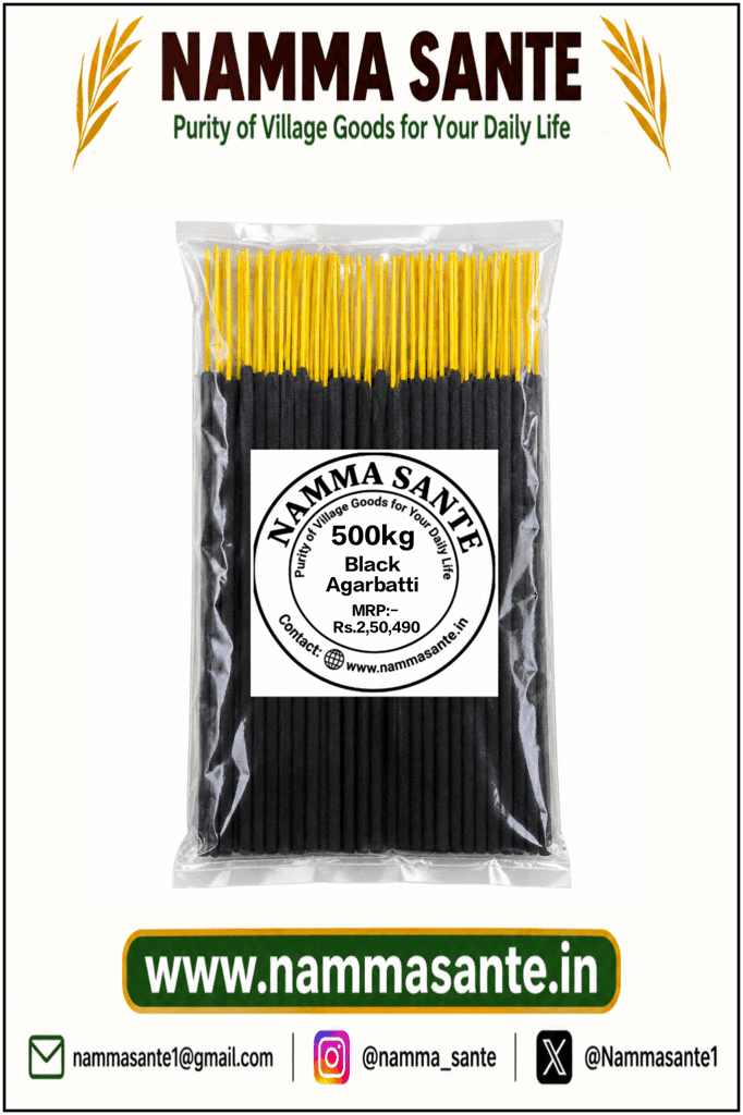 Black Agarbatti | Black Incense Sticks | Black Dhoop Sticks | Pooja Agarbatti | Fragrance Incense Sticks view 5