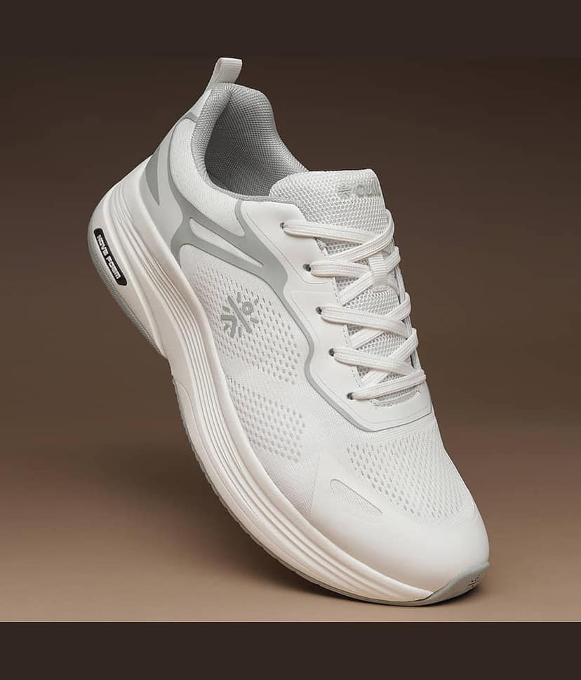 Cult Zyon White Men's Sports Running Shoes