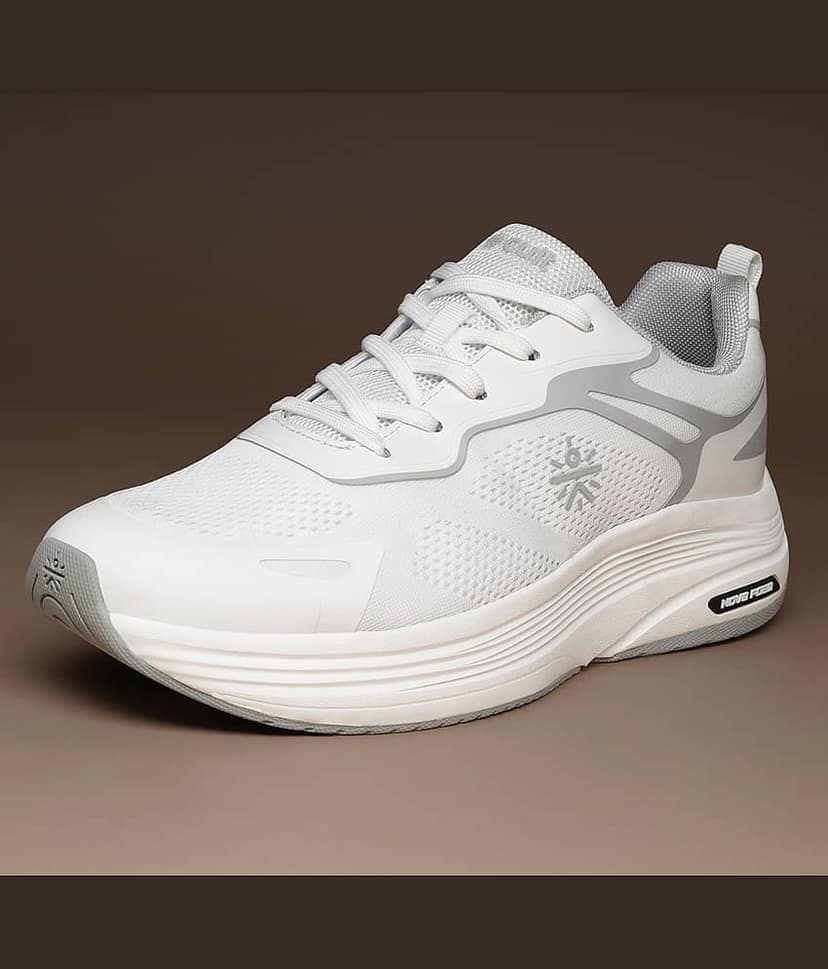 Cult Zyon White Men's Sports Running Shoes view 3