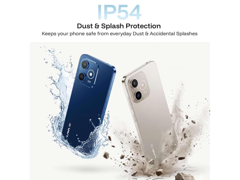 Lava Bold N1 5G Smartphone, 6GB RAM, 128GB Storage - ROYAL BLUE view 4