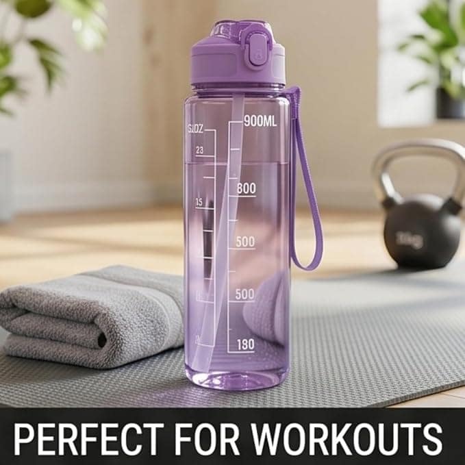 Transparent Water Bottle view 3