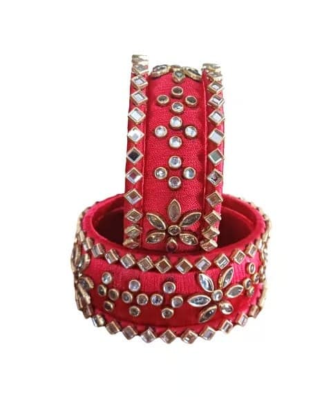 Silk Thread Bangles For Women view 3