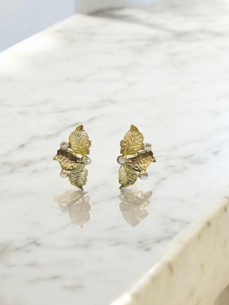 Blooming Beauty Earrings - Floral Fusion By Amit Chauhan And Sons view 2