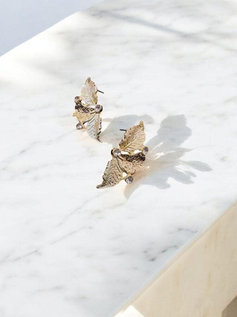 Blooming Beauty Earrings - Floral Fusion By Amit Chauhan And Sons view 3