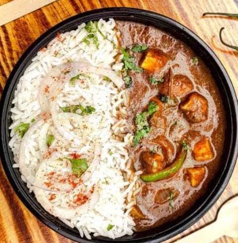 Kadhai paneer rice bowl
