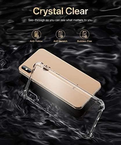 Faircost for iPhone XR Back Cover Shockproof (Silicon| Transparent) view 4