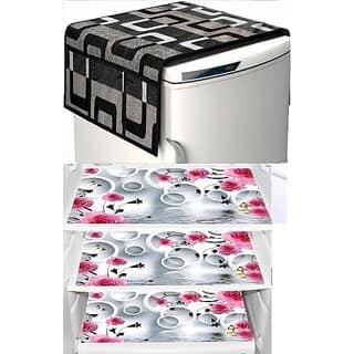 REVEXO Refrigerator Cover (Width: 20 cm, Multicolor) view 2