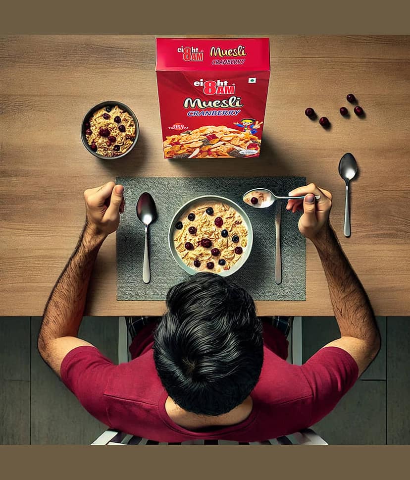 8AM Cranberry Muesli 425 gm Pack of 2 view 5