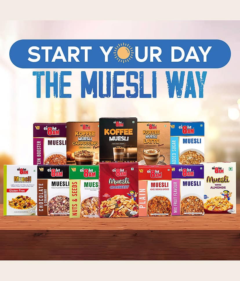 8AM Cranberry Muesli 425 gm Pack of 2 view 6