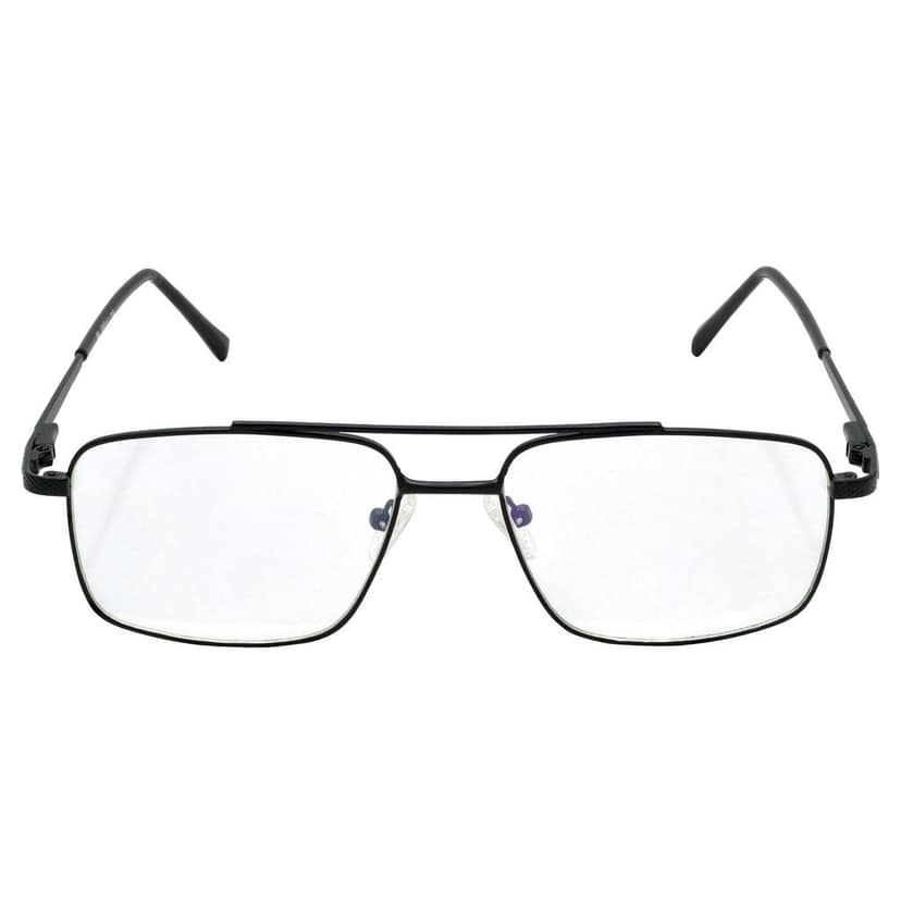 Hrinkar Metal Full Rim Rectangle Spectacles Frames for Men & Women - HFRM19006 view 2