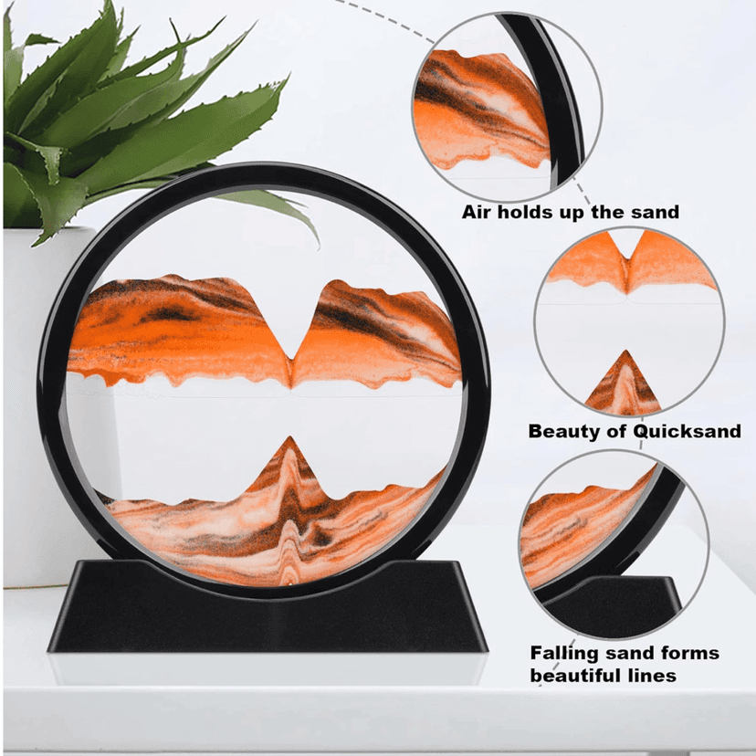 Moving Sand Art – Round Liquid Motion Decor view 2
