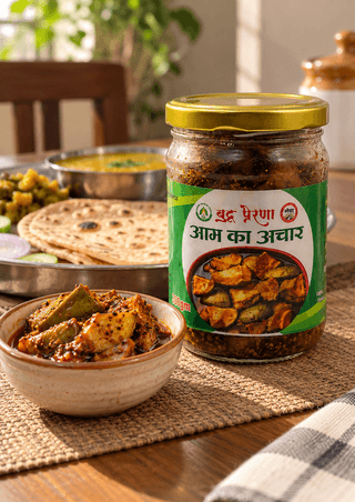 Homemade Aam Ka Achar Mango Pickle with Traditional Indian Flavours