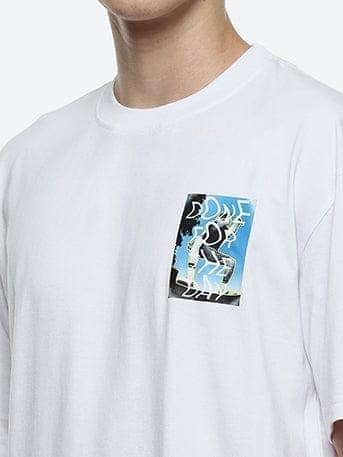Wrap Men's White Oversized T-shirt view 6