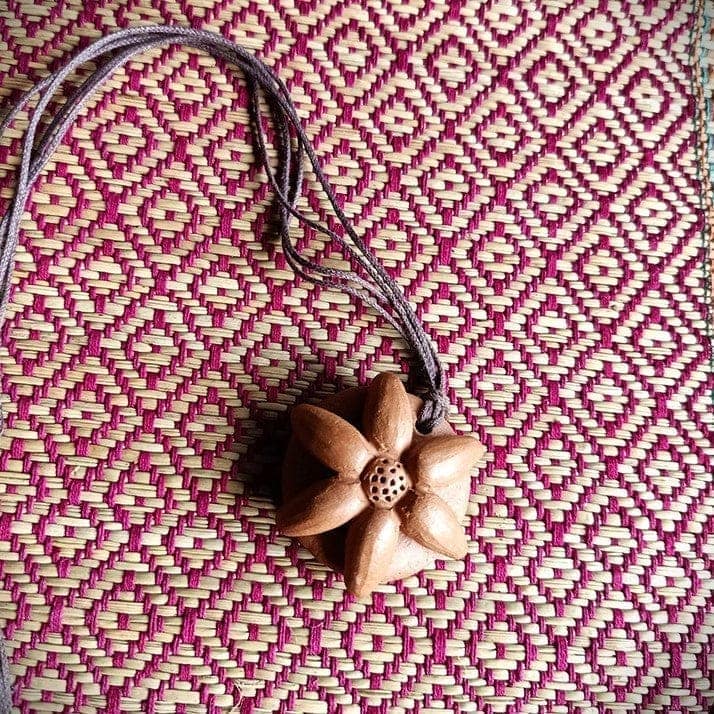 Handcrafted Terracotta Pendant view 4