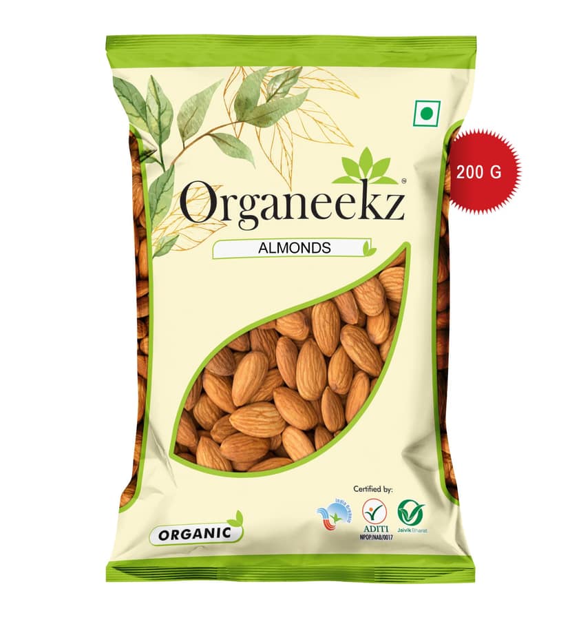 Organeekz Almonds - 200g