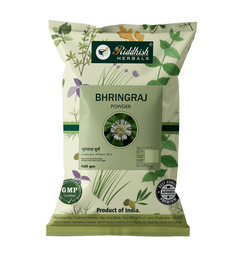 Riddhish Herbals Bhringraj Powder (100 gm Each) - combo pack (3)