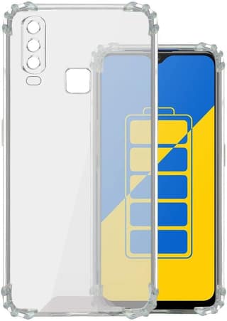 PLUGTECH TPU Ultra Hybrid Clear Camera Protection Back Cover Case for Vivo Y17, Y12, Y15, U10