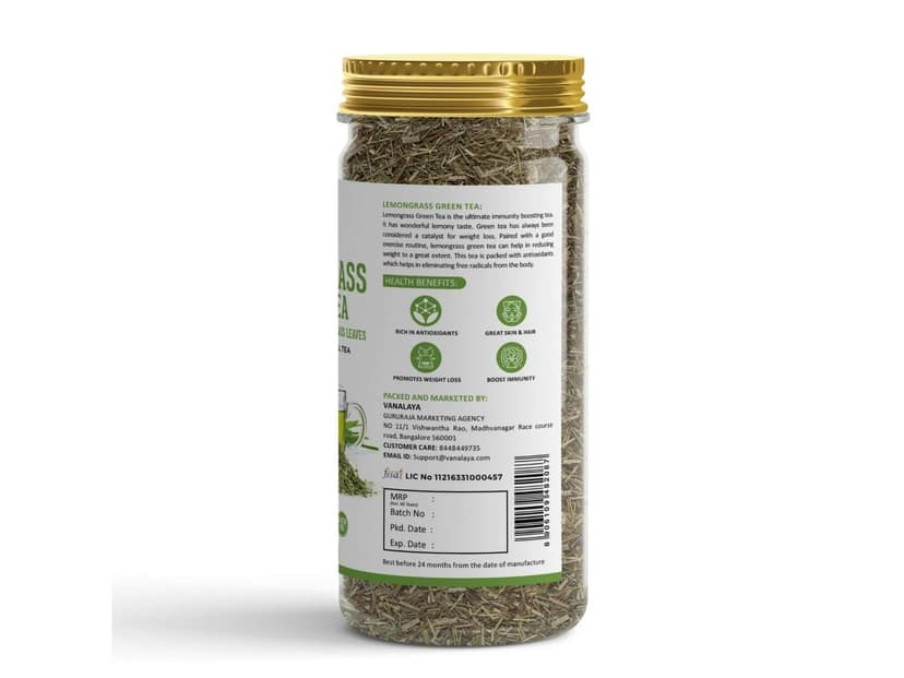 Lemongrass Green Tea for Detox Weight Loss & Digestion 50gm view 4