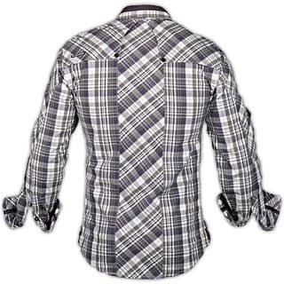 Savion Men Checkered Casual Shirt full sleeves view 2