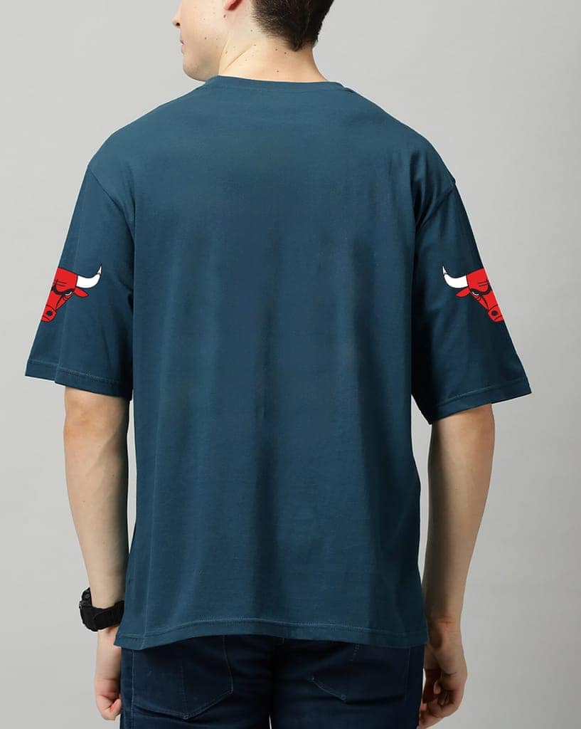 SCOTT FINCHER Men's Retro Michael Jordan Chicago Bulls Jersey T-Shirt : AA(ARN)TBLUE_79 view 3