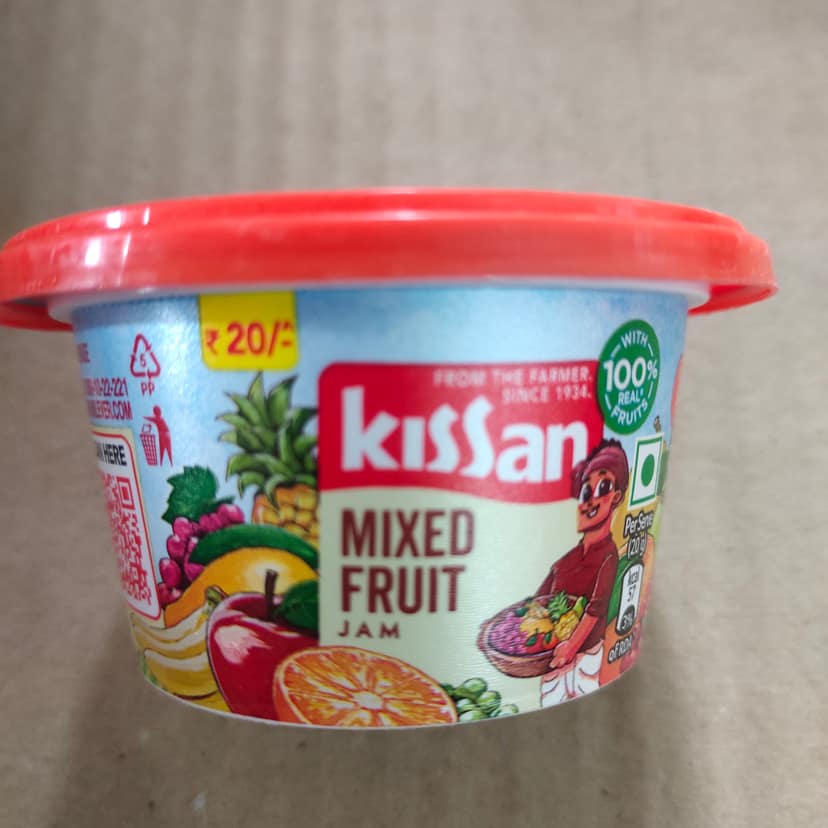 Kissan Mixed Fruit Jam - Delicious & Flavourful,cup