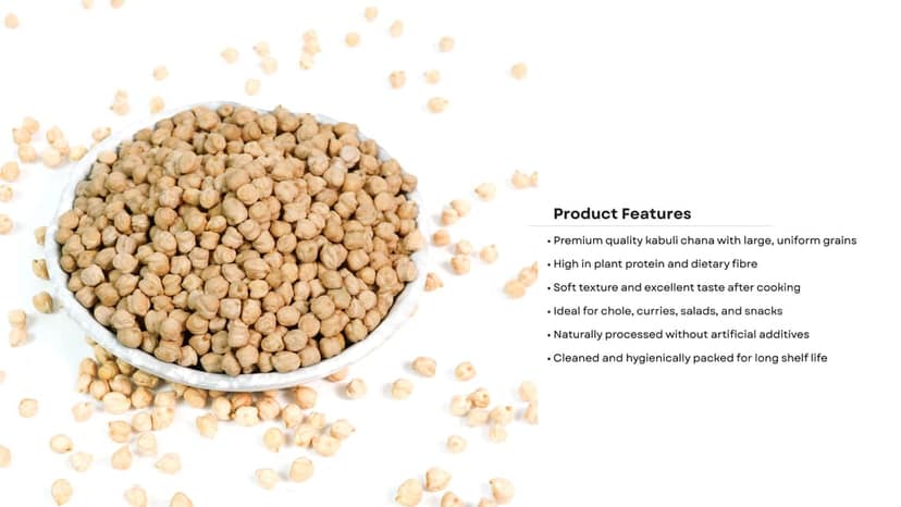 Kabuli Chana 1000 gram each view 3