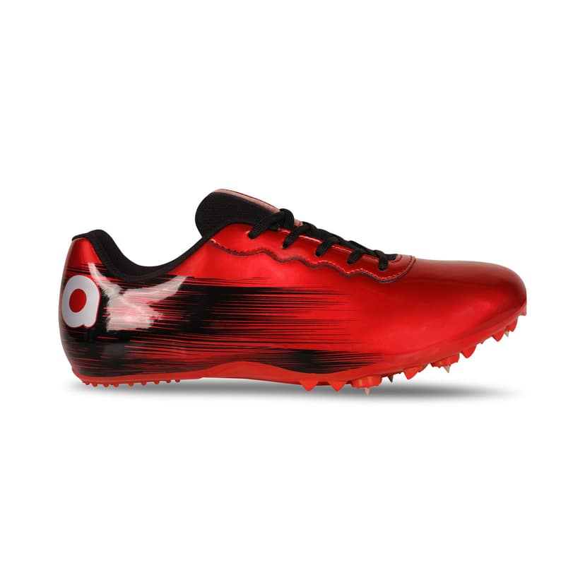 AIVIN Unisex Red and Black Spikes Athletic Track and Field Shoes view 4