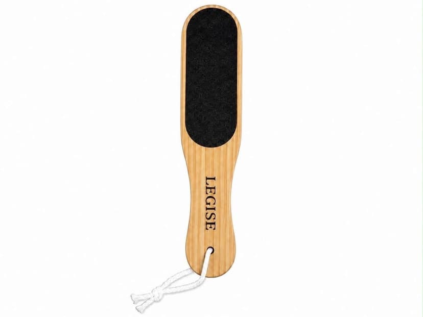 LEGISE Double Side Emery Wooden Foot Scraper for Dead Skin & Callus Removal | Pedicure Tool