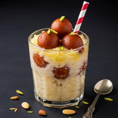 Gulab-jamun Falooda