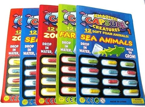 Royals Magic Animal Capsules Creatures Grow in Water Soft Perfect Activity for Kids (Pack of 2) Perfect for Kids Animal and Creature Learning, Novelty Return Gifts for Birthday Parties view 2