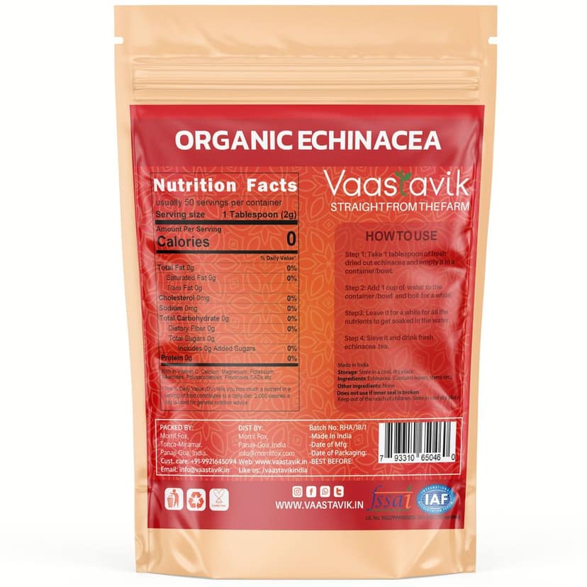 Vaastavik Pure Echinacea Tea 100 gm view 2