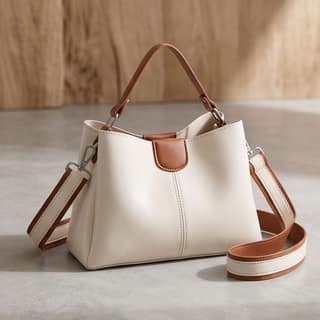 Women's Crossbody Sling Bag - Stylish Cross Body Handbag for Girls & Women (White)